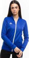 Adidas Bluza damska adidas Entrada 22 Track Jacket niebieska HG6293 2XL. Niebieskie bluzy damskie Adidas, xl, bez wzorów, bez kaptura. Za 112.61 zł.