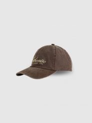 4F Czapka z daszkiem strapback damska - brązowa XS/S (56cm). Brązowe czapki i kapelusze damskie 4f, na lato, bez wzorów, z bawełny, sportowe. Za 69.99 zł.