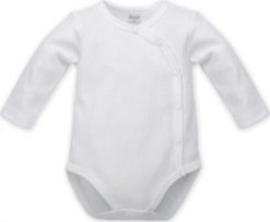 PINOKIO Body niemowlęce rozpinane White Pinokio 56. Białe body niemowlęce Pinokio, bez wzorów, bez ramiączek. Za 34.90 zł.