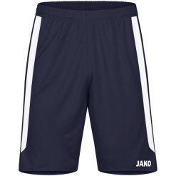 Szorty Jako Power. Niebieskie szorty sportowe damskie Jako, s, bez wzorów, z materiału, sportowe. Za 110.06 zł.