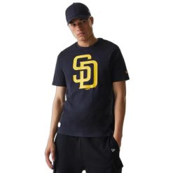 Koszulka San Diego Padres Nos MLB Regular. Niebieskie koszulki sportowe męskie New Era, m, bez wzorów, z tkaniny, bez kołnierzyka, bez ramiączek. Za 134.65 zł.