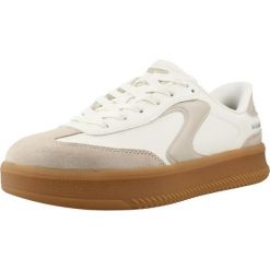 Buty SKECHERS 185460S HOTSHOT HI LIFTED LUXE Beżowy. Brązowe obuwie sportowe damskie Skechers, bez wzorów, z syntetyku, na fitness i siłownię. Za 301.99 zł.