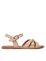 Tommy Hilfiger Sandały T3A2-34280-0326 D Różowy. Czerwone sandały dziewczęce Tommy Hilfiger, ze skóry, bez zapięcia. Za 359.99 zł.