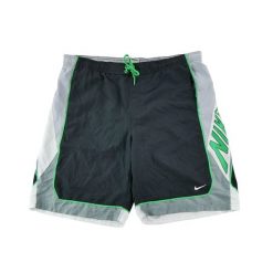 Second life - Męskie czarne szorty kąpielowe - Stan dobry. Czarne krótkie spodenki sportowe męskie Nike, l, bez wzorów. Za 63.86 zł.