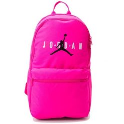 Plecak szkolny sportowy Nike AIR JORDAN HBR ECO BACKPACK. Czerwone plecaki damskie Jordan, bez wzorów, sportowe. W wyprzedaży za 174.00 zł.