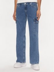 Calvin Klein Jeans Jeansy J20J223688 Niebieski Baggy Fit. Niebieskie jeansy damskie Calvin Klein Jeans. Za 329.99 zł.