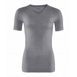 Koszulka damska Falke Wool-Tech Light. Szare t-shirty damskie Falke, m, bez wzorów, z elastanu, bez kołnierzyka. Za 403.00 zł.