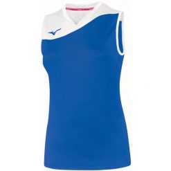 Koszulka damska Mizuno Authentic Myou. Białe koszulki sportowe damskie Mizuno, s, bez wzorów, bez kołnierzyka, bez ramiączek, na fitness i siłownię. Za 133.50 zł.