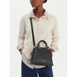 Torebka GINO ROSSI. Czarne torebki do ręki damskie Gino Rossi, bez wzorów, klasyczne, bez dodatków. Za 249.99 zł.