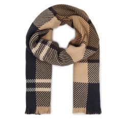 Szalik Barbour. Brązowe szaliki i chusty damskie Barbour, bez wzorów. Za 244.99 zł.