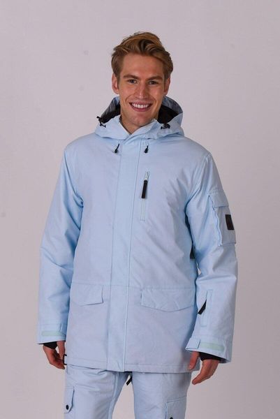 Kurtka Yeh Man Ice Blue. Niebieskie kurtki męskie OOSC, m, bez wzorów, z materiału, z kapturem. Za 1,710.99 zł.