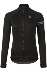 Damska kurtka rowerowa termiczna Essential softshell czarna. Czarne kurtki damskie AGU, na zimę, m, bez wzorów, z materiału, z kapturem. Za 434.25 zł.