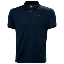 Koszulka polo z zamkiem błyskawicznym 1/2 Helly Hansen HP. Niebieskie koszulki polo męskie Helly Hansen, m, bez wzorów, z materiału, klasyczne, bez ramiączek. Za 365.75 zł.