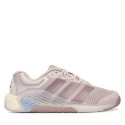 Buty na siłownię adidas. Fioletowe obuwie sportowe damskie Adidas, bez wzorów, na fitness i siłownię. Za 559.99 zł.
