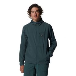 Kurtka wodoodporna Mountain Hardwear Sender™. Czarne kurtki męskie Mountain Hardwear, bez wzorów, trekkingowe. W wyprzedaży za 320.10 zł.
