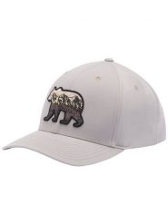 Columbia Czapka z daszkiem Lost Lager™ 3D Stretch Snap Back 2159001 Szary. Szare rękawiczki męskie Columbia, bez wzorów, z poliesteru. Za 119.99 zł.