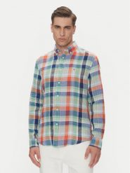 Tommy Hilfiger Koszula Summer Madras MW0MW39166 Kolorowy Regular Fit. Koszule męskie Tommy Hilfiger, m, bez wzorów, ze lnu, bez kołnierzyka, bez ramiączek. Za 289.99 zł.