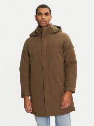 Tommy Hilfiger Parka MW0MW37369 Zielony Regular Fit. Zielone kurtki męskie Tommy Hilfiger, m, bez wzorów, z syntetyku, bez kaptura. Za 1,379.00 zł.