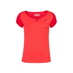 Koszulka dziewczęca Babolat Play Cap Sleeve Top czerwona 140. Czerwone bluzki dla dziewczynek BABOLAT, bez wzorów, bez kołnierzyka, bez ramiączek. Za 89.00 zł.