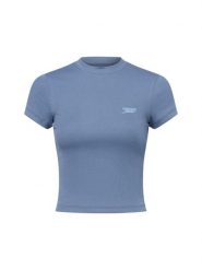 Tommy Jeans Koszulka Kobiety Bawełna niebieski, L. Niebieskie t-shirty damskie Tommy Jeans, l, bez wzorów, z bawełny, bez kołnierzyka. Za 89.95 zł.