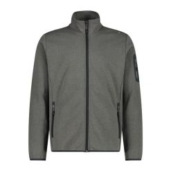 Bluza męska turystyczna CMP 34H6397. Szare bluzy męskie CMP, m, bez wzorów, bez kaptura. Za 248.50 zł.