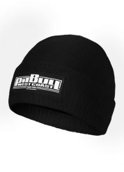 Czapka męska Pitbull zimowa One Tone Boxing. Czarne czapki i kapelusze męskie PITBULL, na zimę, z aplikacjami, z dzianiny. Za 62.99 zł.