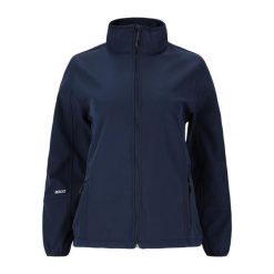 Softshell damski Whistler Covina. Niebieskie kurtki damskie Whistler, bez wzorów, z softshellu, bez kaptura. Za 199.99 zł.