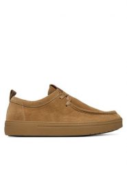 Tommy Hilfiger Półbuty Modern Light Suede Moc Toe Shoe FM0FM05501 Brązowy. Brązowe półbuty na co dzień męskie Tommy Hilfiger, ze skóry, bez zapięcia. Za 359.99 zł.