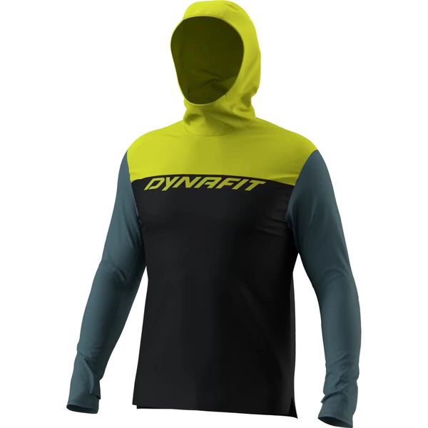 Bluza z kapturem Dynafit Traverse Sun. Zielone bluzy męskie Dynafit, l, bez wzorów, ze skóry, z kapturem, wspinaczkowe. Za 399.95 zł.