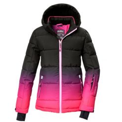 Kurtka dziewczęca Killtec KSW 330. Czarne buty zimowe dziewczęce KILLTEC, bez wzorów, z puchu, bez zapięcia. Za 348.00 zł.