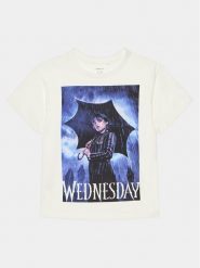 NAME IT T-Shirt 13228850 Biały Boxy Fit. Białe t-shirty i topy dla dziewczynek Name it, bez wzorów, z bawełny, bez ramiączek. Za 49.99 zł.