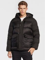 Tommy Hilfiger Kurtka zimowa MW0MW28723 Czarny Regular Fit. Czarne kurtki męskie Tommy Hilfiger, na zimę, m, bez wzorów, z syntetyku, bez kaptura. Za 1,009.00 zł.