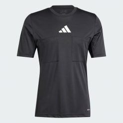 Koszulka Referee 24. Brązowe koszulki sportowe męskie Adidas, s, bez wzorów, z materiału, bez kołnierzyka, bez ramiączek, do piłki nożnej. Za 174.50 zł.