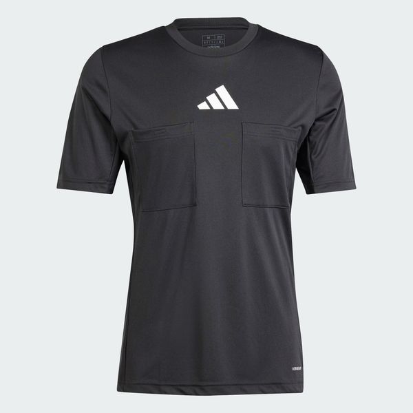Koszulka Referee 24. Brązowe koszulki sportowe męskie Adidas, s, bez wzorów, z materiału, bez kołnierzyka, bez ramiączek, do piłki nożnej. Za 174.50 zł.