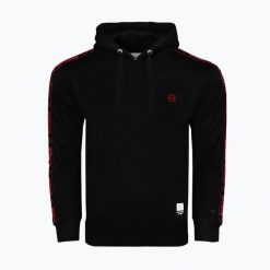 Bluza męska Octagon Stripe Hoodie. Czarne bluzy męskie OCTAGON, l, bez wzorów, z bawełny, bez kaptura. Za 299.99 zł.