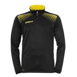 Kurtka 1/4 na zamek Uhlsport Goal. Czarne kurtki męskie Uhlsport, bez wzorów, sportowe, bez kaptura. W wyprzedaży za 172.50 zł.