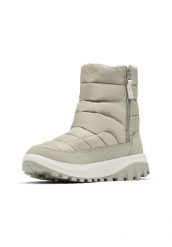 Buty zimowe damskie, Snowtrot Mid. Szare obuwie sportowe damskie Columbia, bez wzorów, z materiału. Za 379.99 zł.