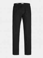 Jack & Jones Spodnie materiałowe Summer 12248606 Czarny Relaxed Fit. Czarne spodnie materiałowe męskie Jack & Jones, m, bez wzorów, z bawełny. Za 229.99 zł.