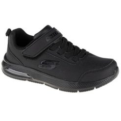 Buty sportowe Sneakersy chłopięce, Skechers Dyna-Air Fast Pulse. Czarne buty sportowe chłopięce Skechers, bez wzorów, sportowe, bez zapięcia. Za 169.99 zł.