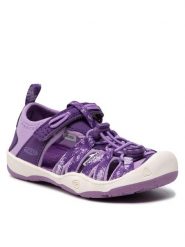 Keen Sandały Moxie Sandal 1026286 Fioletowy. Fioletowe sandały dziewczęce Keen, z materiału, bez zapięcia. Za 179.99 zł.