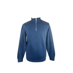 Bluza ze stójką Serge Blanco. Niebieskie bluzy męskie SERGE BLANCO, na zimę, l, bez wzorów, bez kaptura. W wyprzedaży za 353.00 zł.