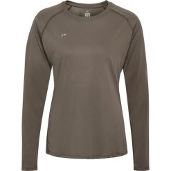 Damska koszulka z długim rękawem Newline Beat. Brązowe t-shirty damskie Newline, bez wzorów, bez kołnierzyka. Za 189.00 zł.