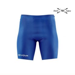 Spodenki Givova Bermuda Skin. Niebieskie szorty dla chłopców Givova, bez wzorów, z elastanu. Za 45.00 zł.