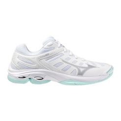 Damskie buty halowe Mizuno Wave Voltage 2. Białe obuwie sportowe damskie Mizuno, bez wzorów, do biegania, mizuno wave. W wyprzedaży za 412.05 zł.