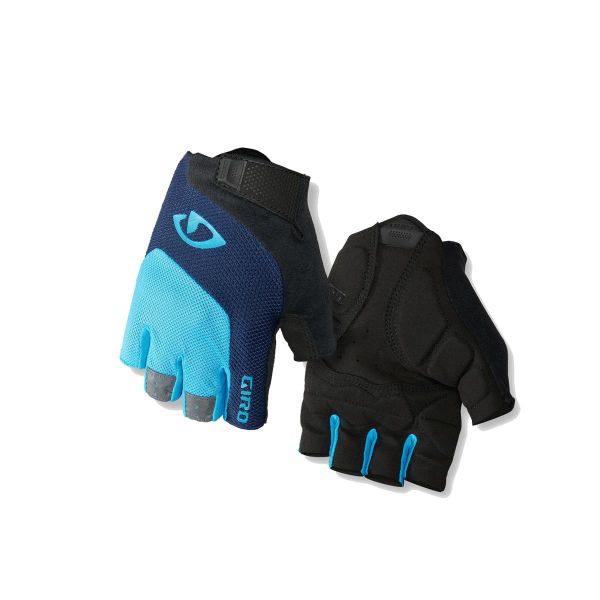 Rękawice Giro Bravo gel. Niebieskie buty sportowe męskie GIRO, bez wzorów, sportowe. Za 136.50 zł.