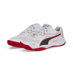 Buty do piłki ręcznej męskie PUMA Solarstrike II. Białe buty sportowe męskie Puma, z materiału, bez zapięcia, do piłki ręcznej. Za 378.00 zł.