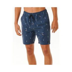 Boardshorty RIP CURL Hula Breach Volley granatowy. Niebieskie krótkie spodenki sportowe męskie Rip Curl, m, bez wzorów. Za 220.00 zł.