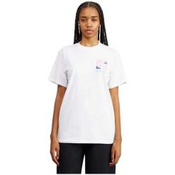 Koszulka damska Ellesse Fortunata. Białe koszulki sportowe damskie Ellesse, bez wzorów, z bawełny, bez kołnierzyka, bez ramiączek. Za 78.99 zł.