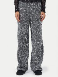 Noisy May Spodnie materiałowe Mia 27032396 Srebrny Loose Fit. Szare spodnie materiałowe damskie Noisy may, xl, bez wzorów, z materiału. Za 139.99 zł.