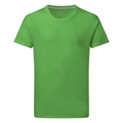 Męska Koszulka Z Doskonałym Nadrukiem. Zielone koszulki sportowe męskie SG, m, bez wzorów, bez kołnierzyka, bez ramiączek, trekkingowe. Za 36.99 zł.